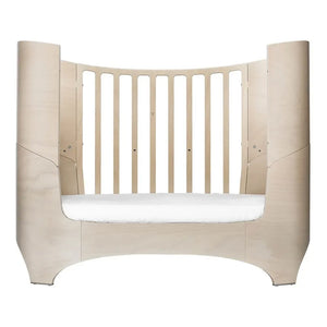 Leander - Convertible Oval Crib with Comfort+7 Mattress | Beige Lime Green