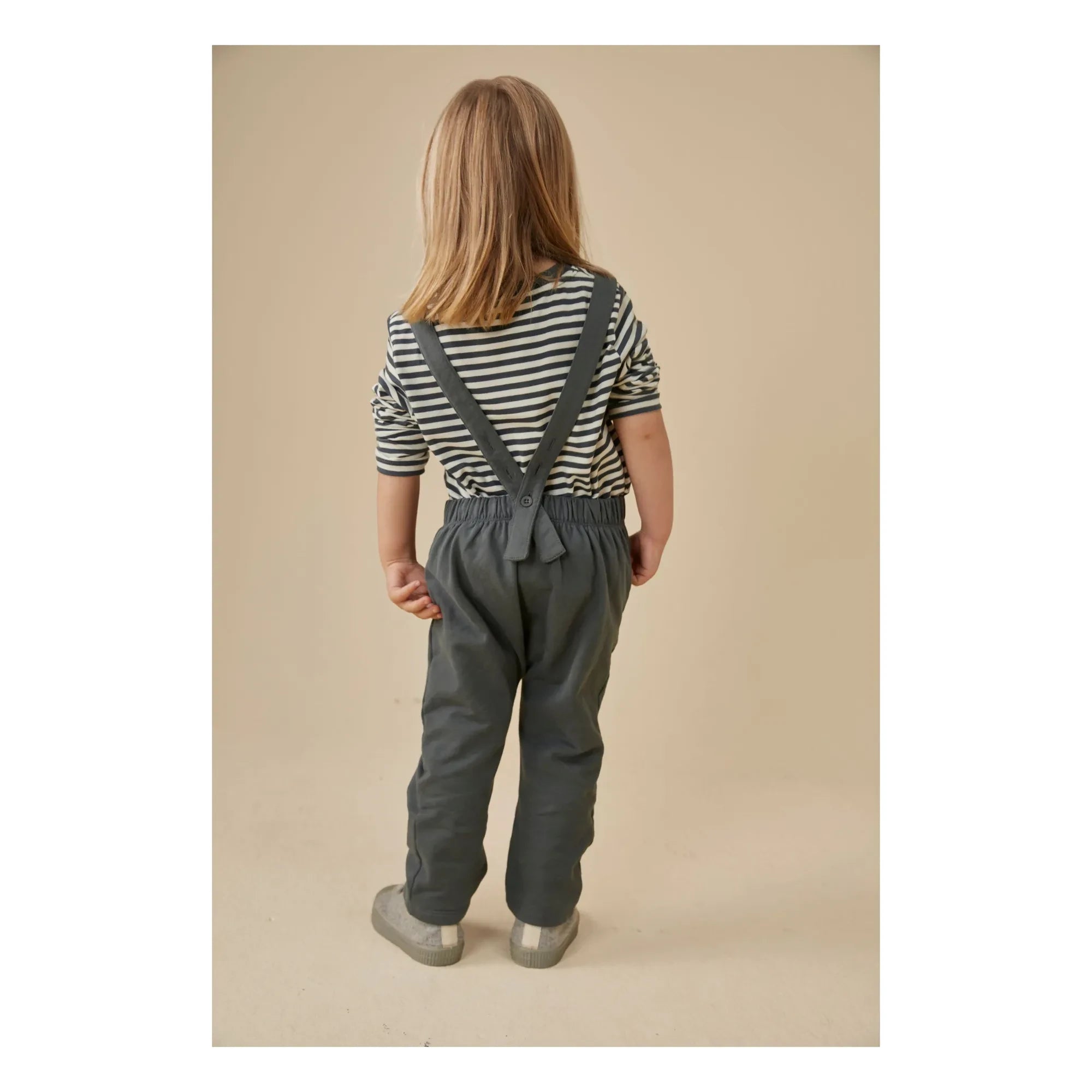 Gray Label - Organic Cotton Romper | Gray Blue