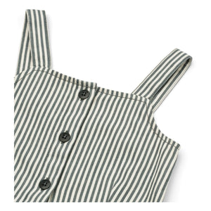 Liewood - Striped Zia Dress | Gray Blue