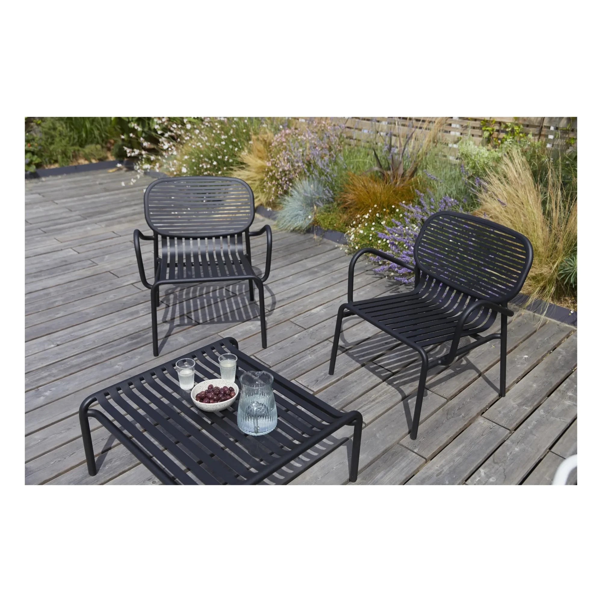 Petite friture - Weekend armchair - 2-piece set | Black