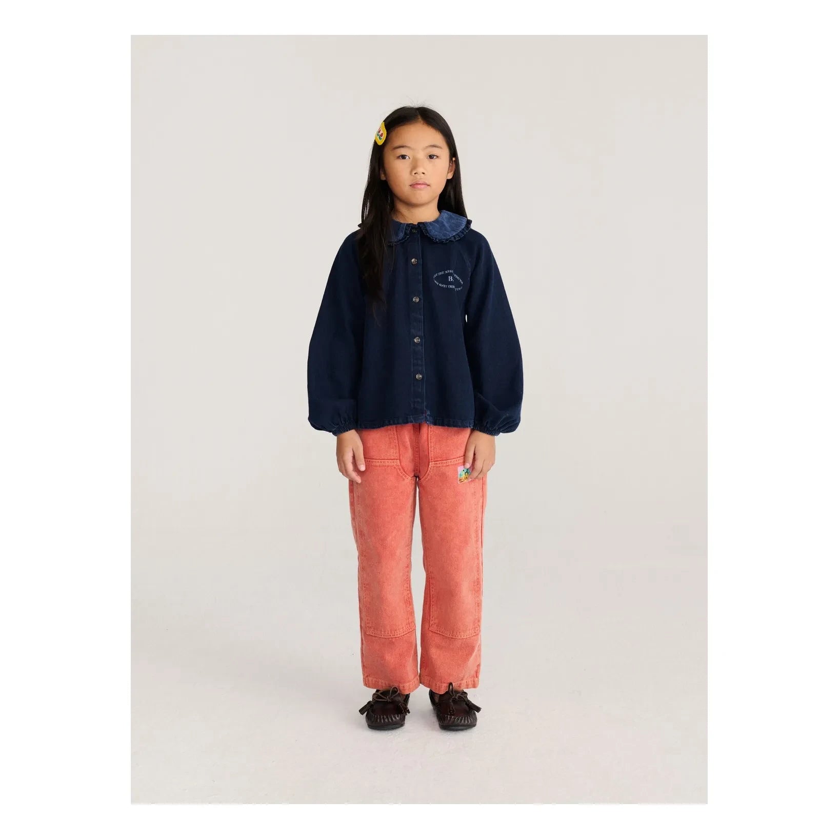 Bobo Choses - Denim Blouse Recycled Cotton | Dark Blue