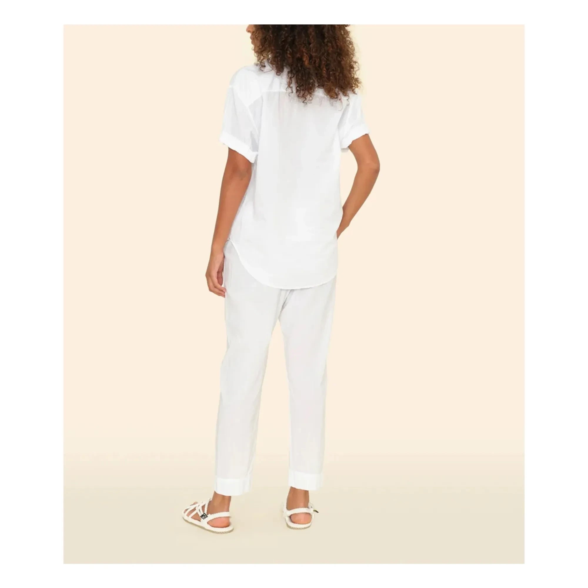 Xirena - Draper Cotton Poplin Pants | White