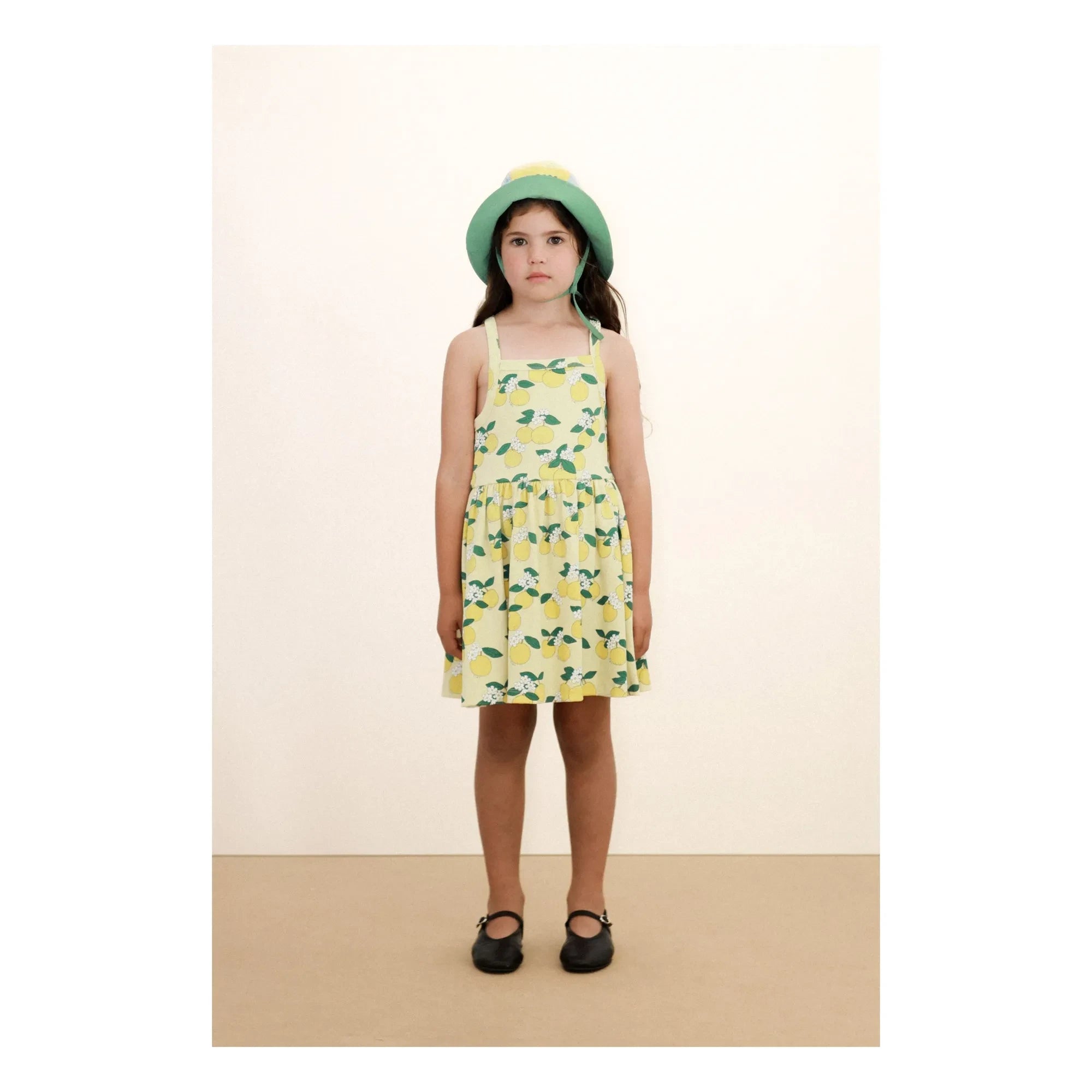 Tinycottons - Organic Cotton Orange Dress | Pale Yellow