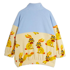 Mini Rodini - Zip Sweat Tavşanlar Geri Dönüştürülmüş Elyaf | Sarı