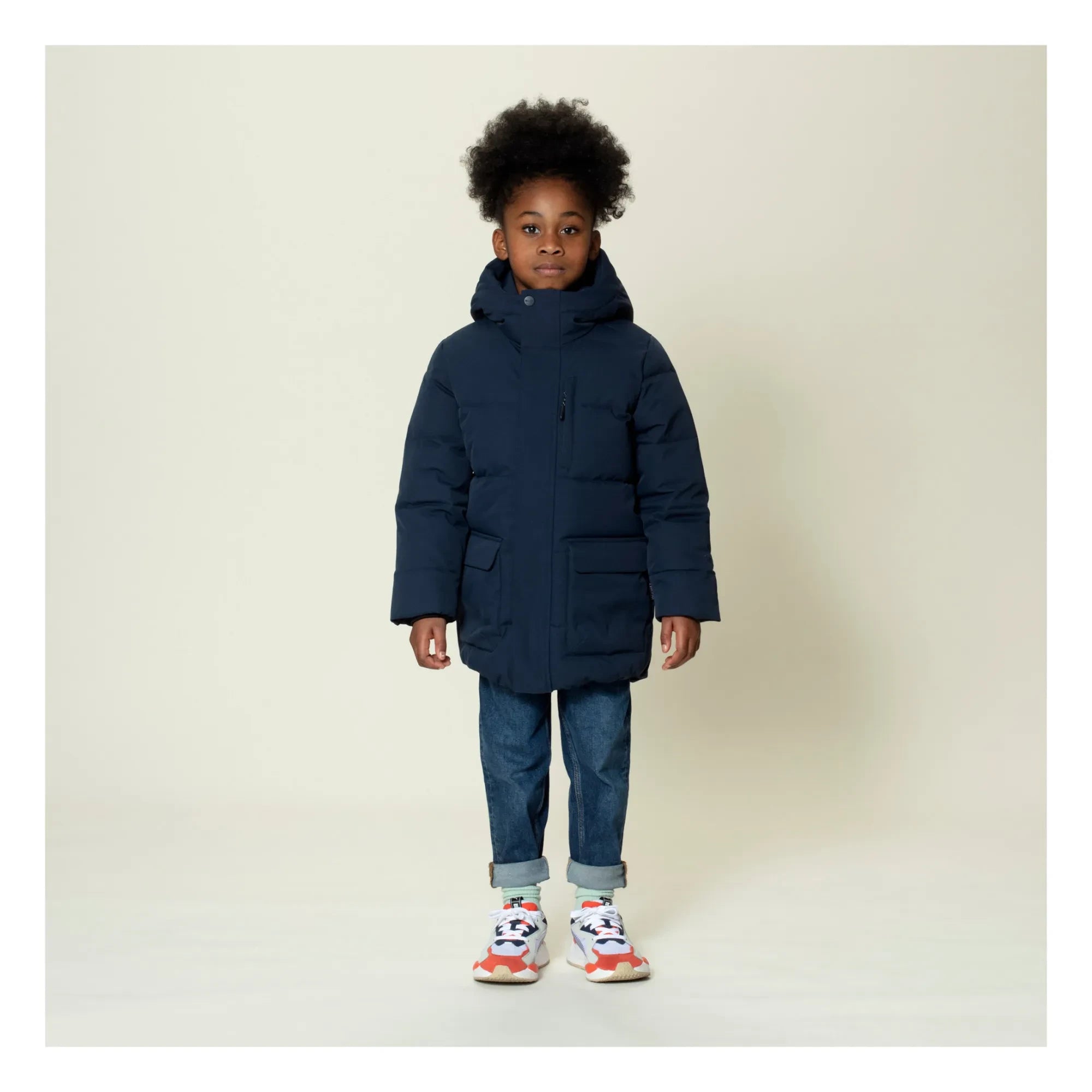 Gosoaky - Tiger Eye Puffer Jacket | Midnight Blue