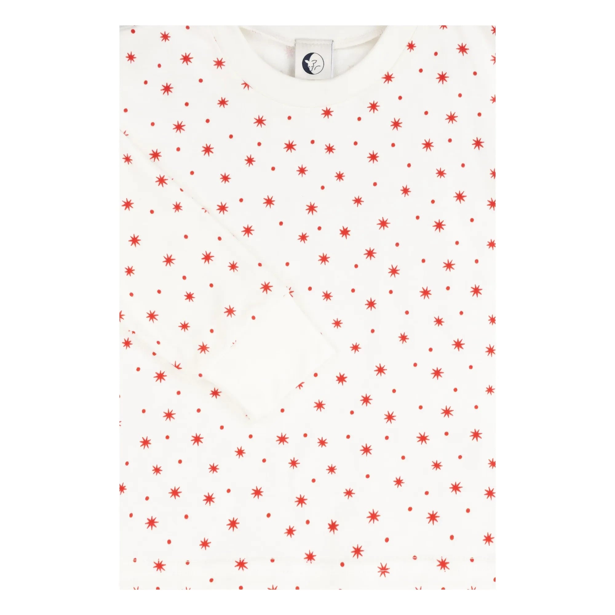 Sleepy Doe - Organic Cotton Star Pajamas | White