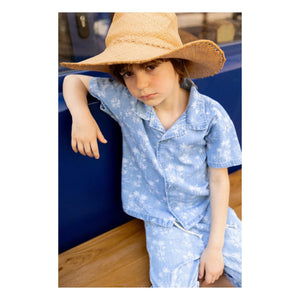Louis Louise - Denim Magnum Hawaii Shirt | Light Blue