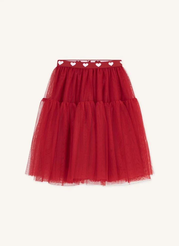 Petit Bateau - Red Tulle Skirt