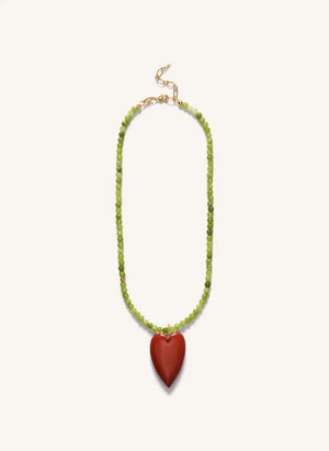 Anni Lu - Grasshopper Necklace | Green