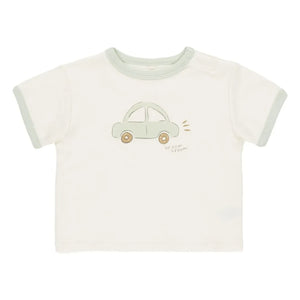 Quincy Mae - Car Ringer T-Shirt | Ivory