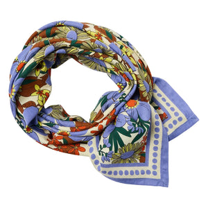 Apaches - Large Floral Latika Shawl | Blue