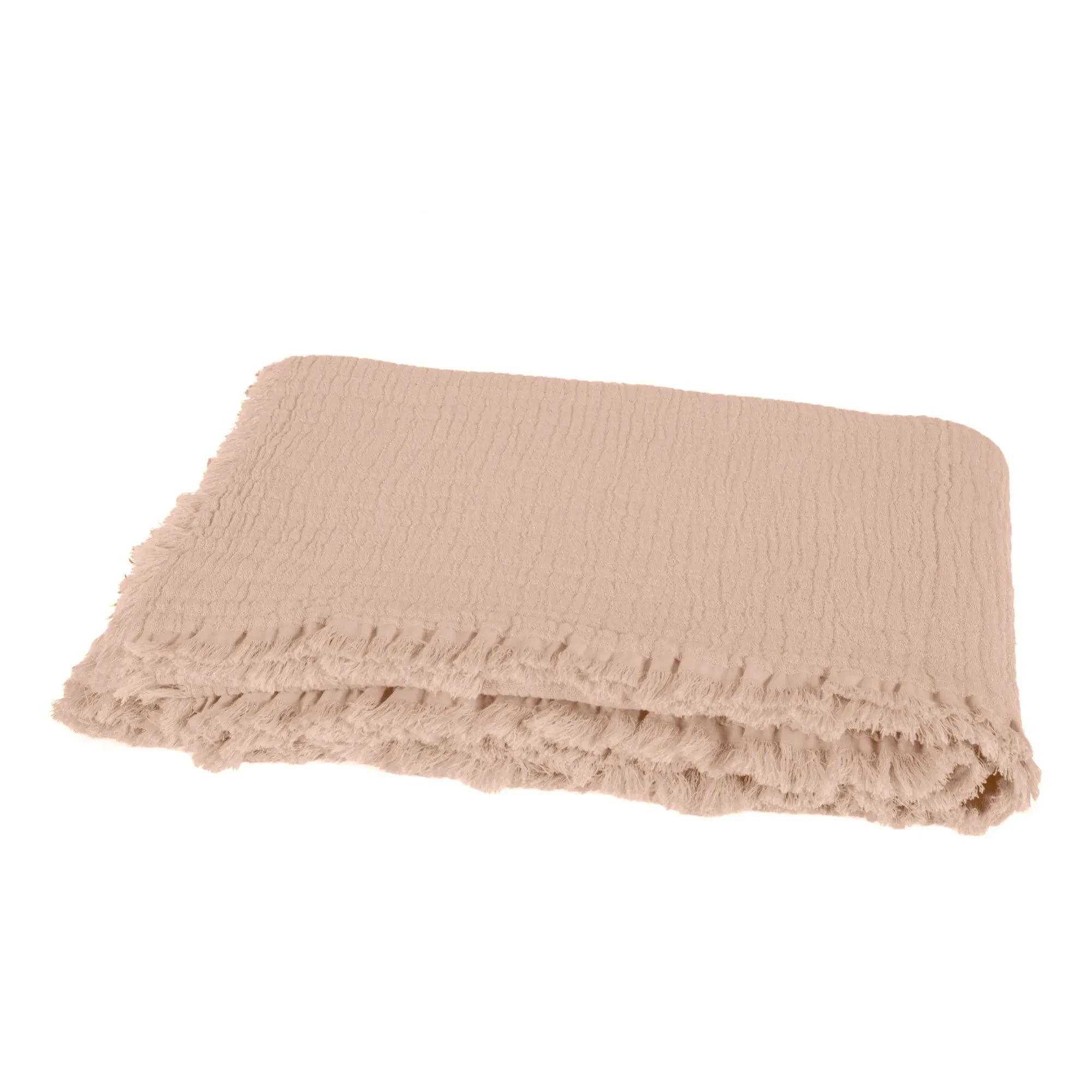 Haomy - Vanly Cotton Muslin Blanket | Beige Pink