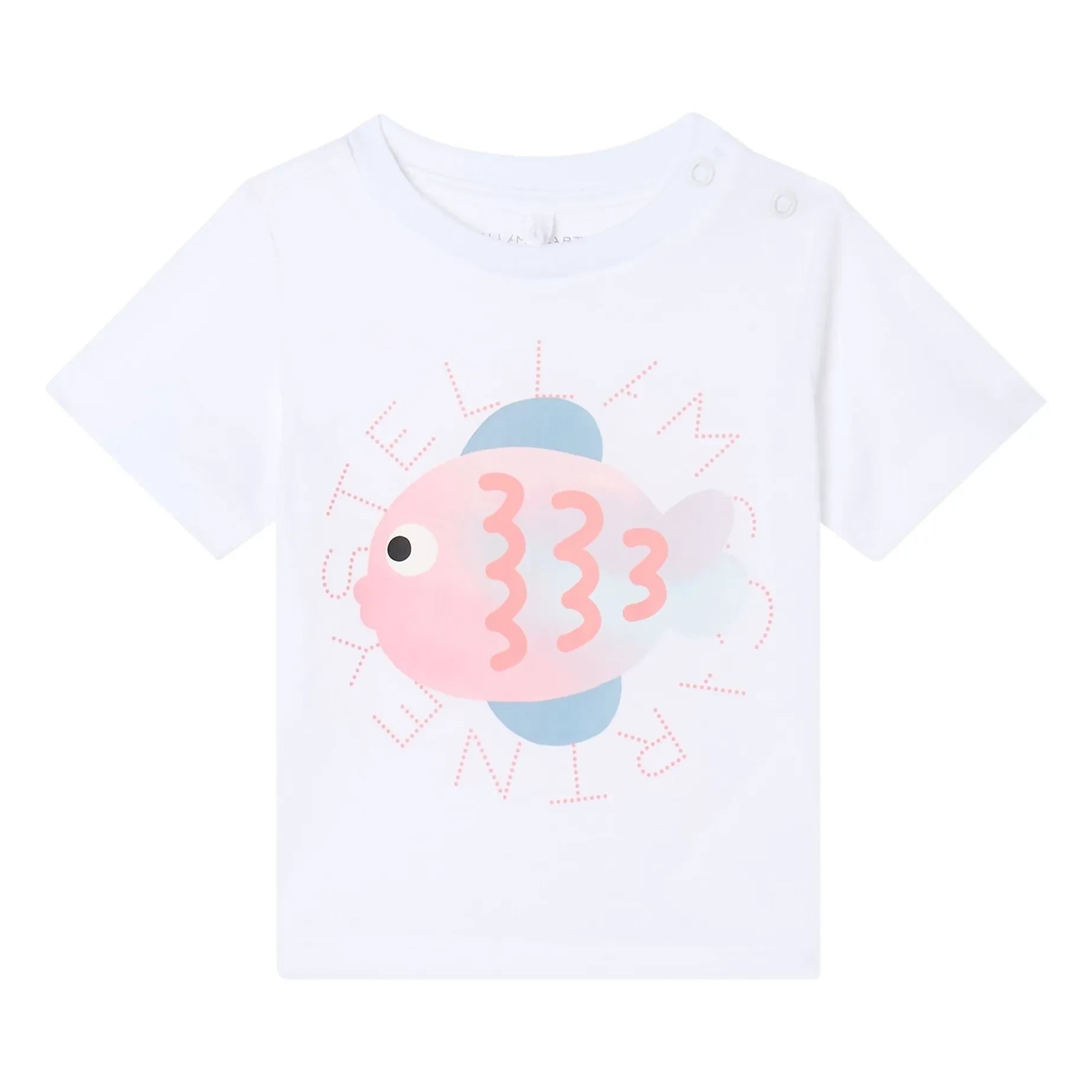 Stella McCartney Kids - Stella Fish T-shirt | White