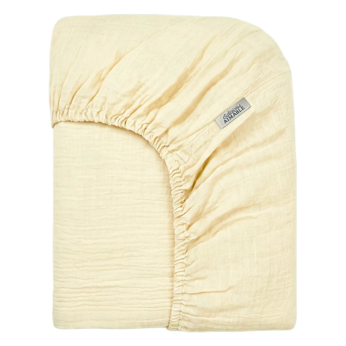 Editions Aimable - Doris fitted sheet | Vanilla Gauze