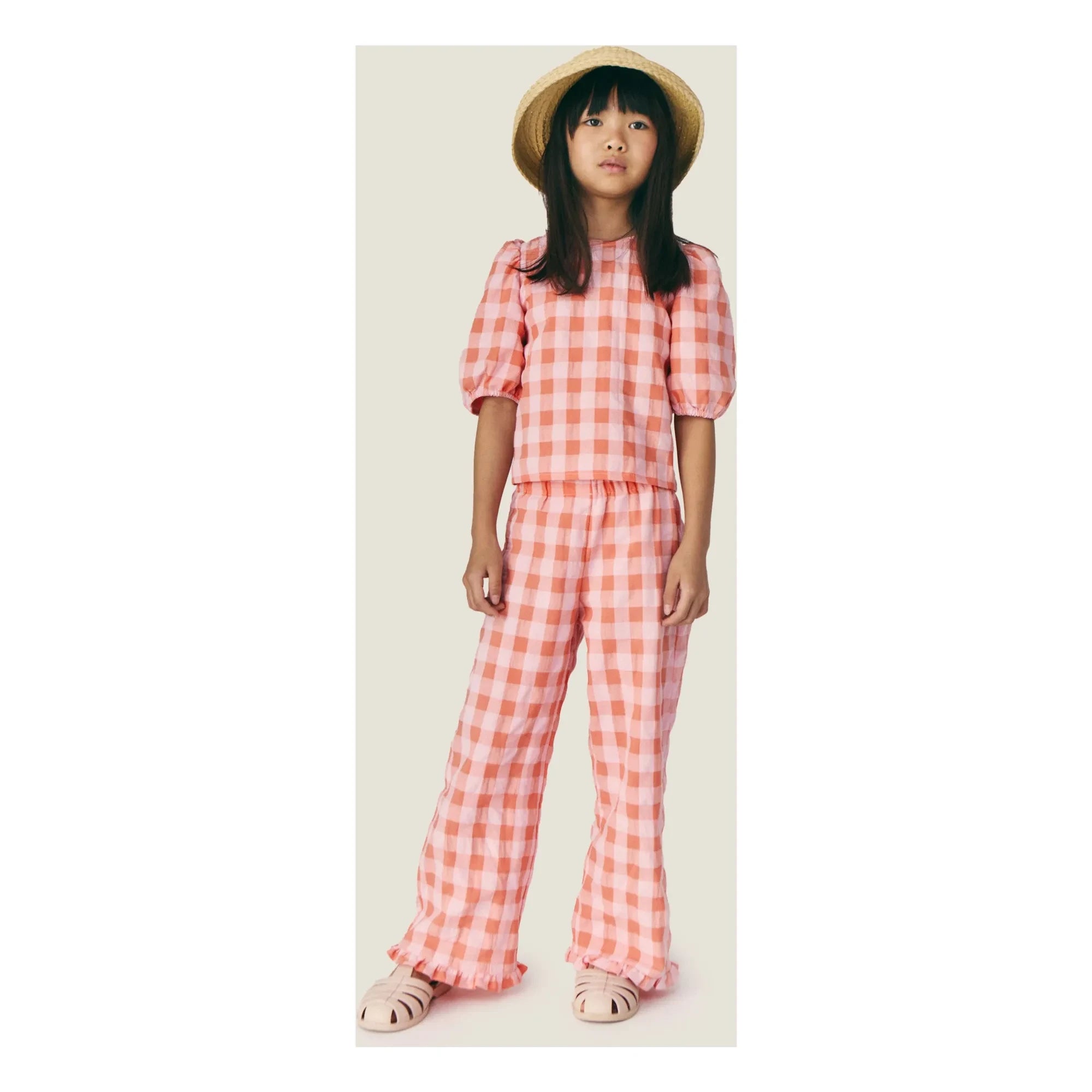 Mipounet - Mirelle Vichy Pants | Pink