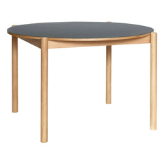 Hübsch - Slanted Round Dining Table | Black