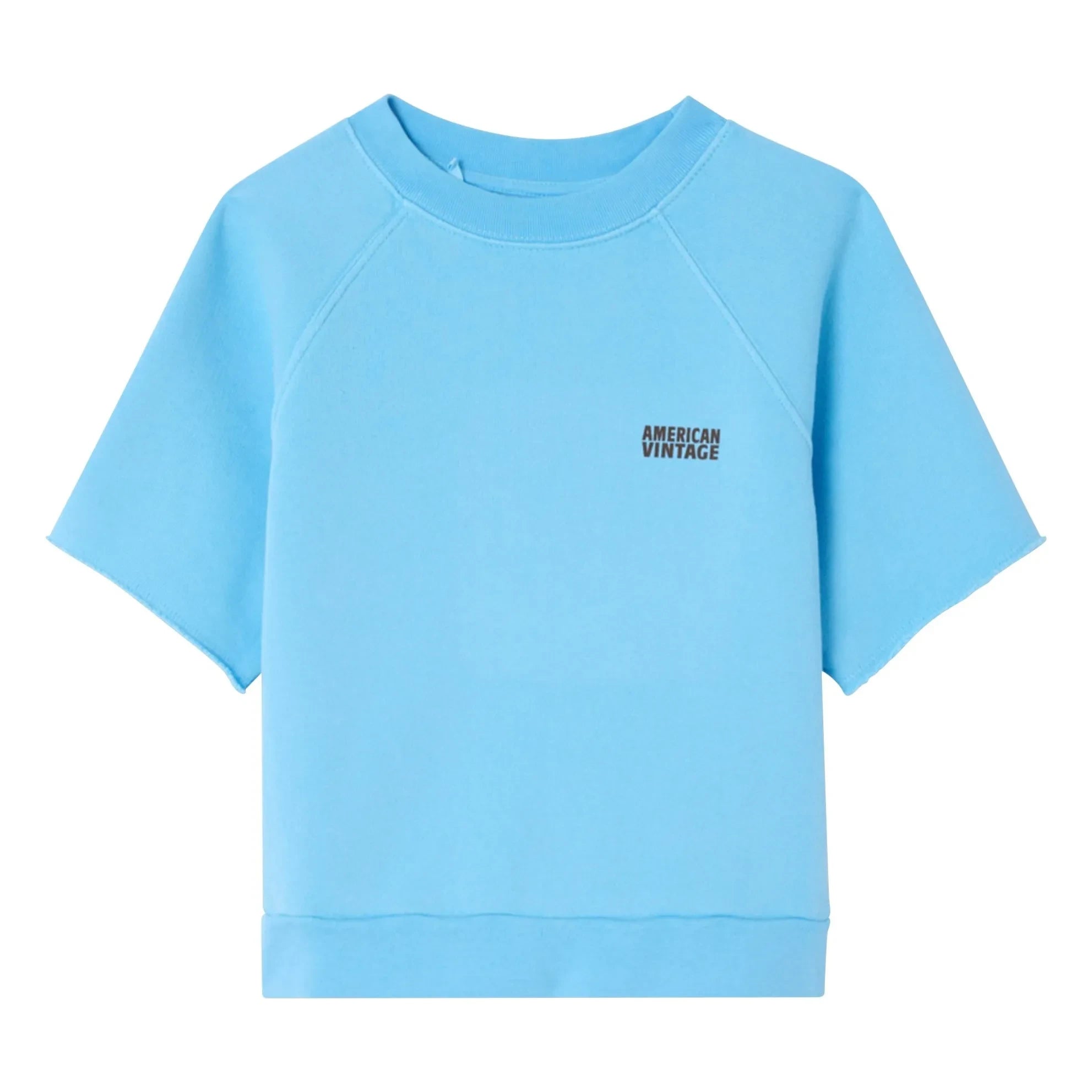 American Vintage - Izubird Sleeveless Sweatshirt | Light Blue
