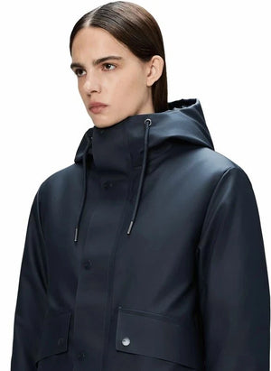 Rains - Nome Short Parka Jacket W3T3 | Navy