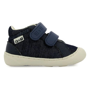 Bonton - Double Scratch Denim Smoothie Easy Sneakers | Night Blue