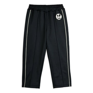 Mini Rodini - Recycled Fiber Fleece Jogging Bottoms | Black