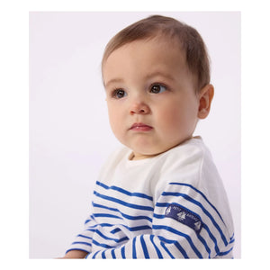Petit Bateau - Striped T-Shirt | White