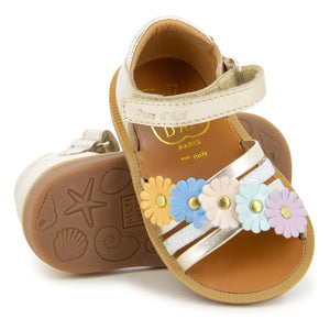 Pom d'Api - Poppy Multi Flo Sandaletler | Altın