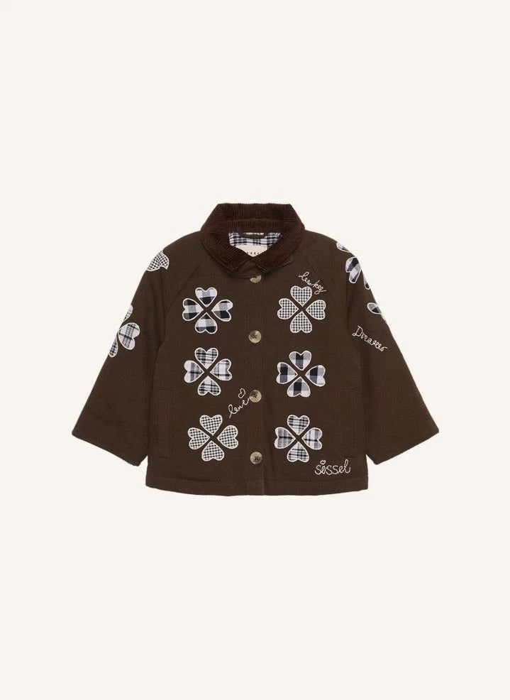SISSEL EDELBO - Lilibeth Organic Cotton Jacket - Kids Collection | Brown