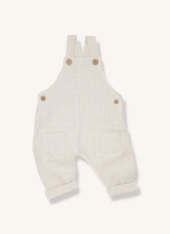 1+ in the family - Aritz Muslin Overall | Ecru