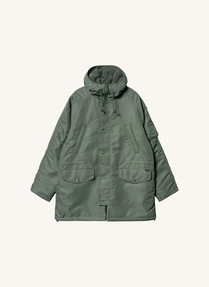 Carhartt WIP - Olten Hooded Parka | Verdigris