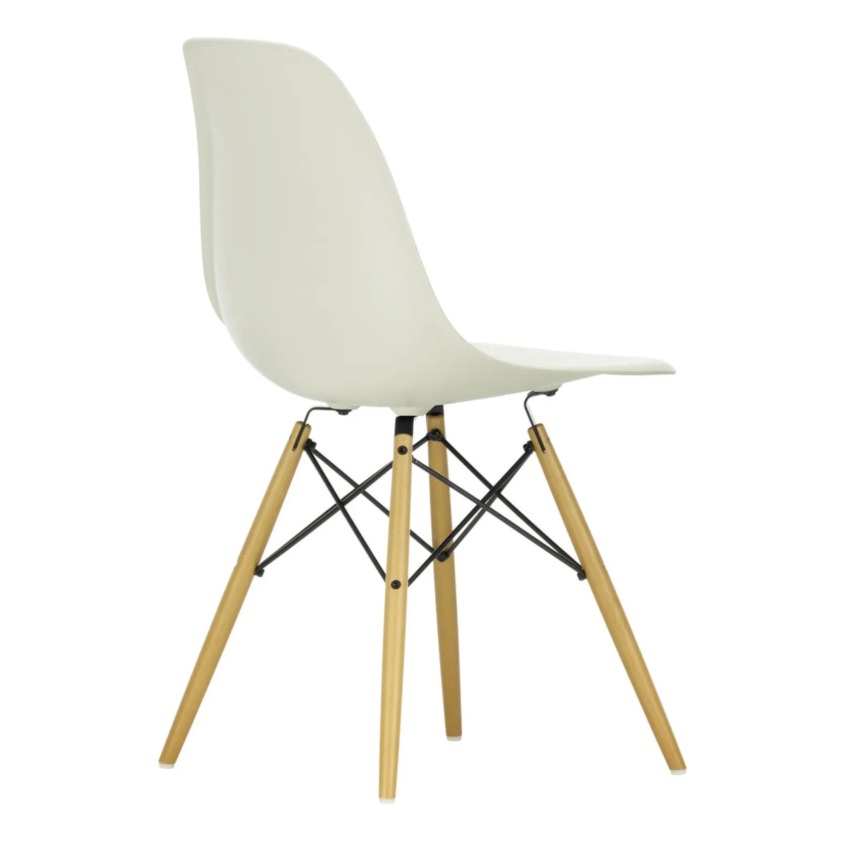 Vitra - DSW Plastic Chair - Maple Base - Charles & Ray Eames | Grey Galet