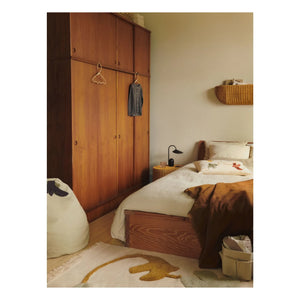 Ferm Living Kids - Swif Bird işlemeli yastık | Bej