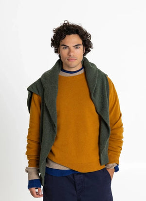 Smallable Man - Mozart Merino Wool Sweater | Mustard