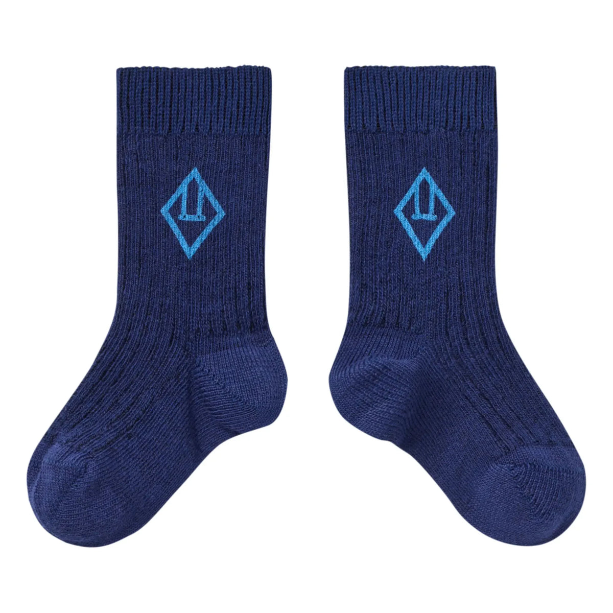 The Animals Observatory - Baby Snail Socks | Blue