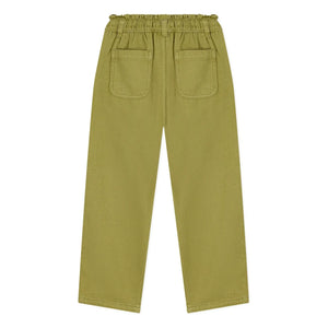 Petit Bateau - Paper Waist Twill Pants | Olive
