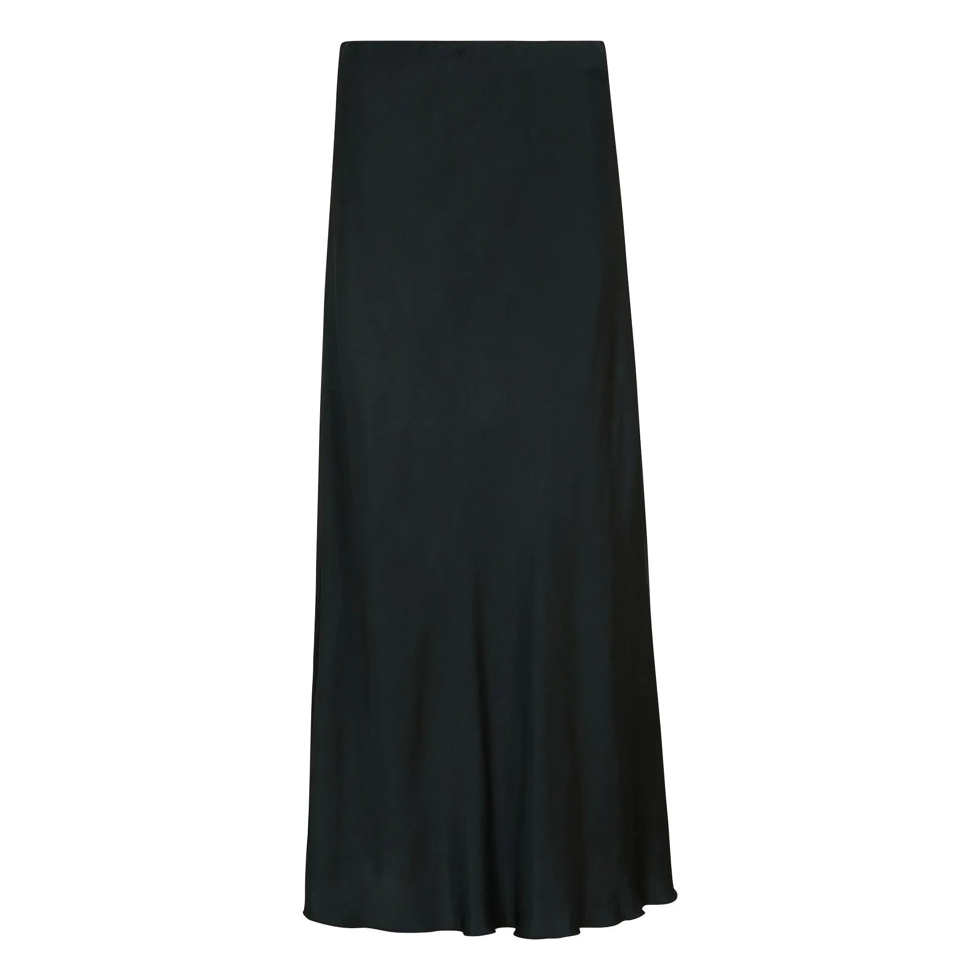 Smallable Woman - Satin Ankle Skirt | Black