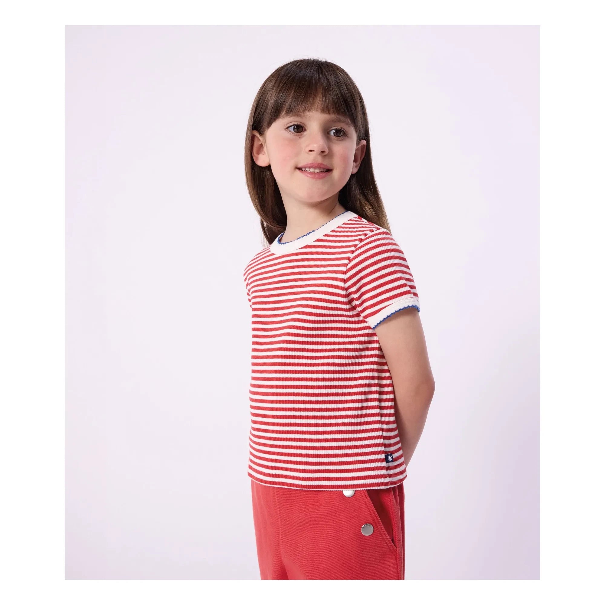 Petit Bateau - Ribbed T-Shirt | Red
