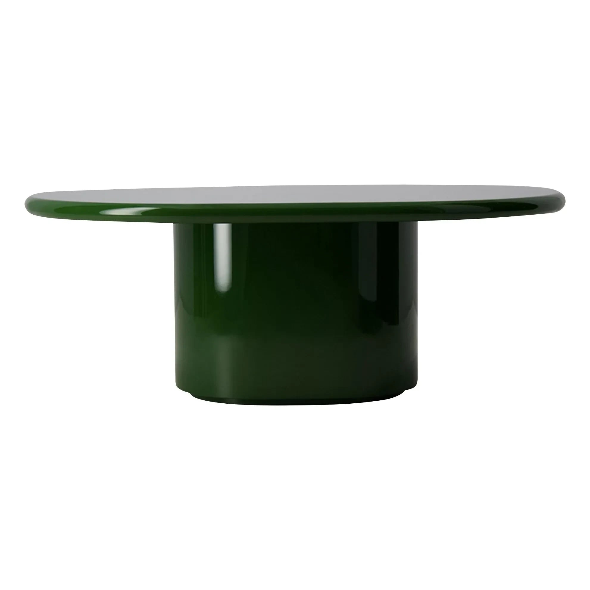 House of Capricorn - Amendoeira lacquered wooden coffee table | Green