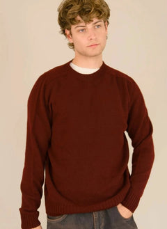 Origin Knitwear - Seamless Wool Sweater | Burgundy