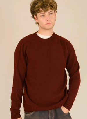 Origin Knitwear - Seamless Wool Sweater | Burgundy