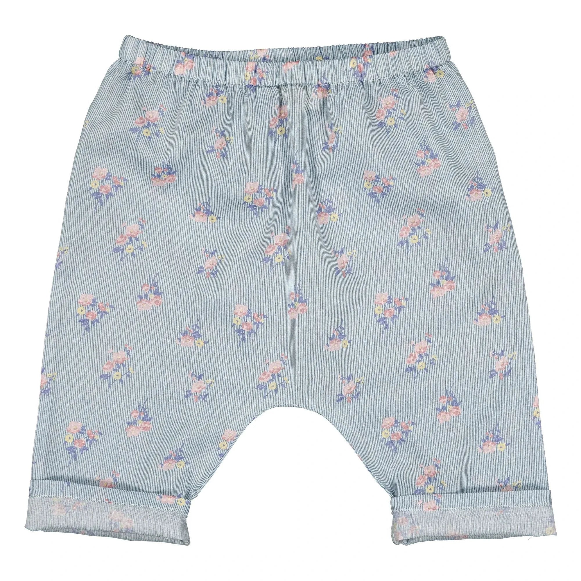 Louis Louise - Striped Jungle Pants | Grey Blue