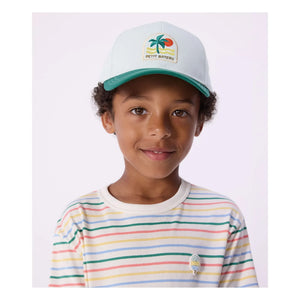 Petit Bateau - Palm twill şapka | Mavi