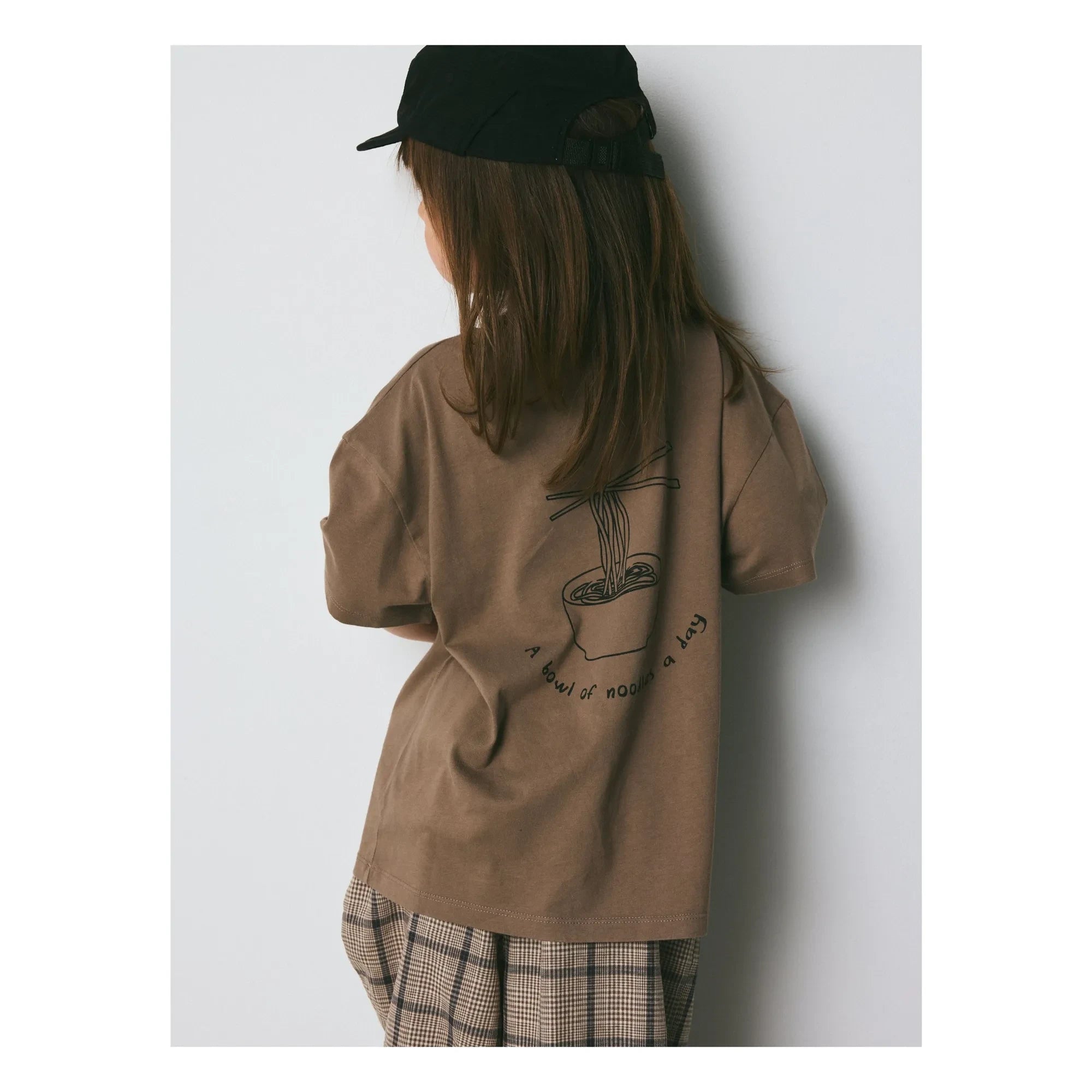 Brunobruno Nation - Nanna Nouilles Organic Cotton T-Shirt | Brown