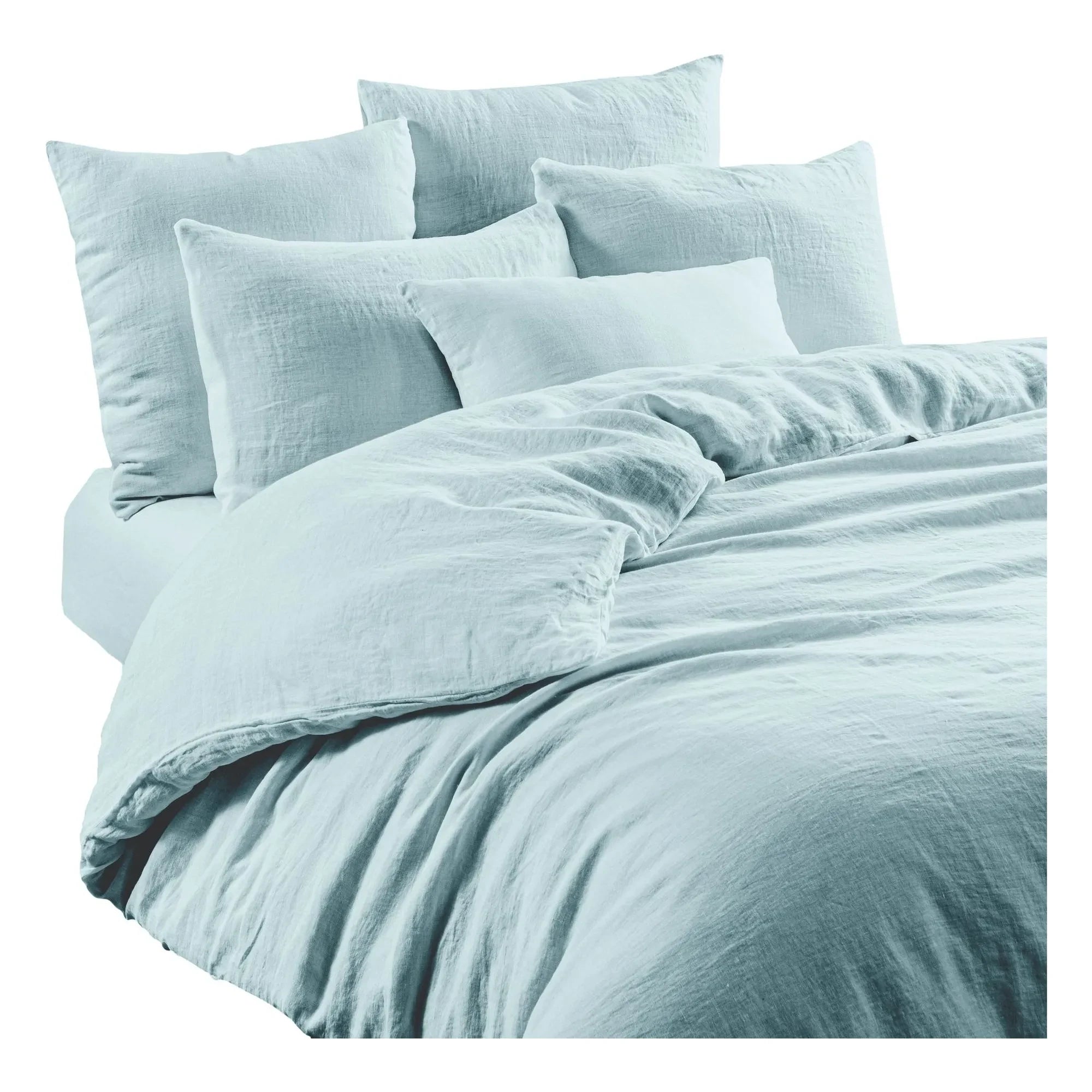 Haomy - Leria linen duvet cover | Light blue