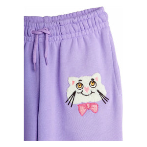 Mini Rodini - Organic Cotton Jogger Cat | Purple