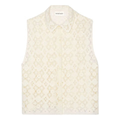 Bompard - Cotton Sleeveless Shirt | Natural