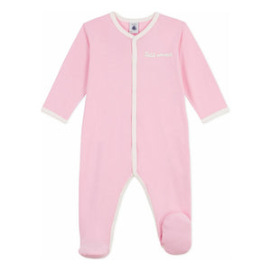 Petit Bateau - Dors Bien Petit Amour Organic Cotton Pajamas | Pink
