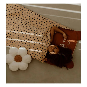 Les Petites Billes - Leopard Multi-Season Sleep Suit | Terracotta