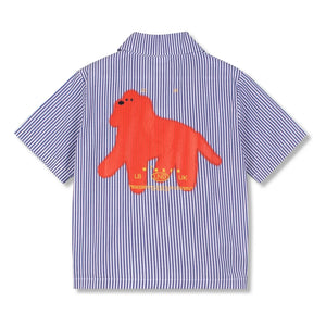 Wynken - Striped Shirt | Blue
