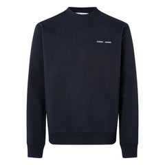 Samsoe Samsoe - Norsbro Organic Cotton Round Neck Sweatshirt | Dark Blue