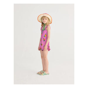 Bobo Choses - Orange Swimsuit Made from Recycled Fibers | Purple